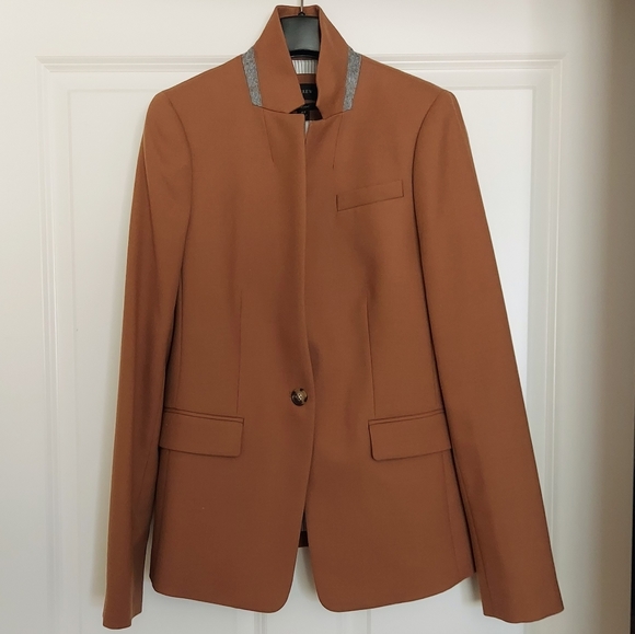 J. CREW New Regent Wool Flannel Blazer - 6 Tall - Picture 3 of 10